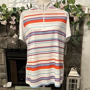 Striped Short Sleeve PGA TOUR